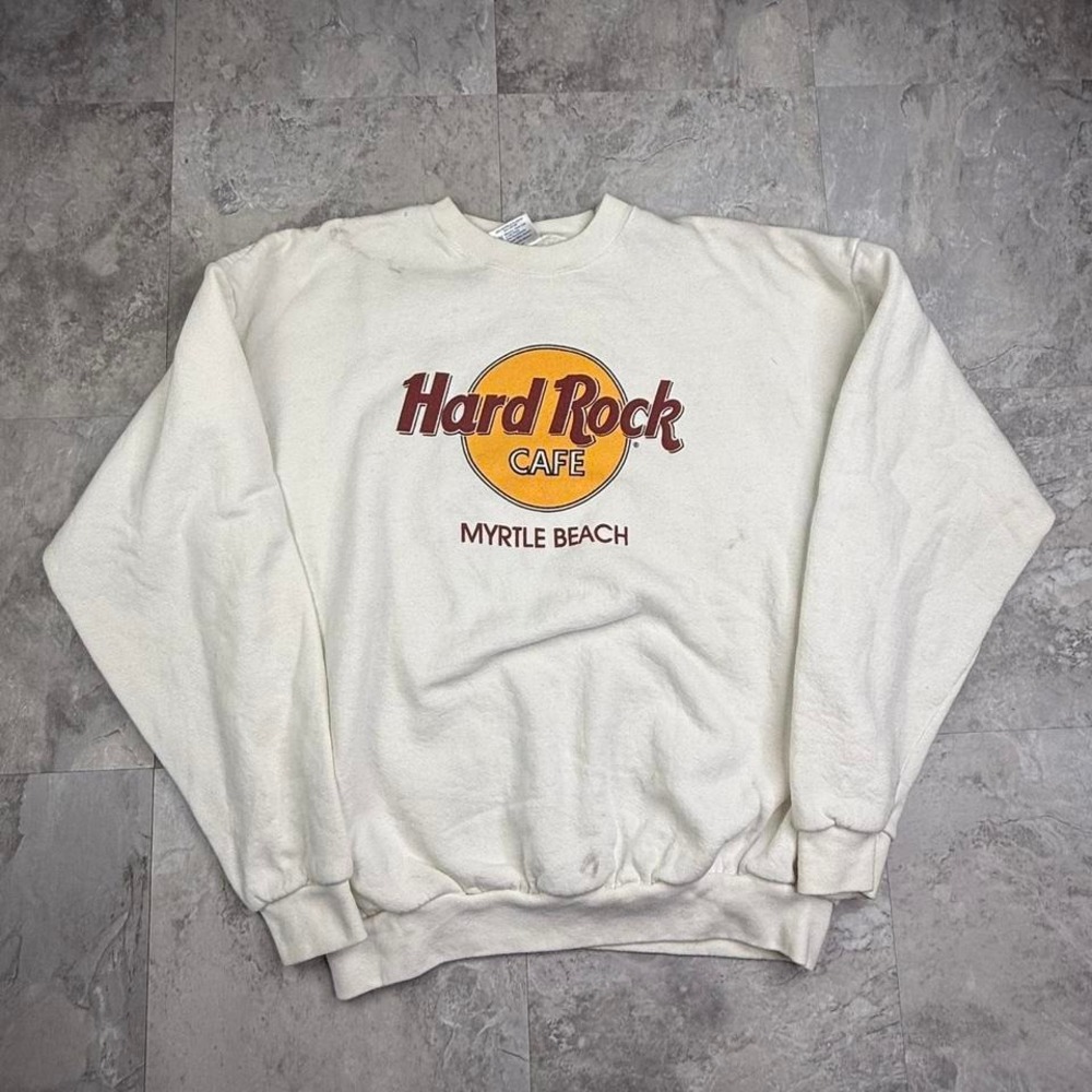 Vintage made in usa hard rock cafe sweater